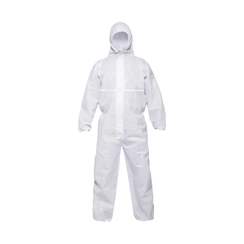 হুড সহ আইসোলেশন গাউন